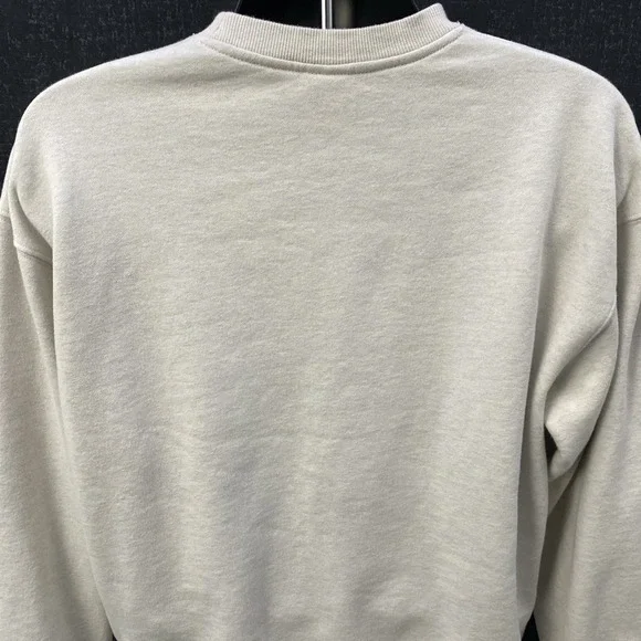 StreetX Sweatshirt Ivory SPELLOUT‎ Large Streetwear Urban 90's